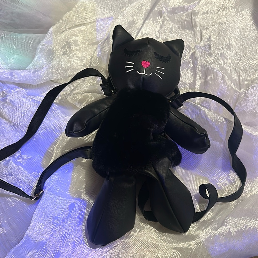 Luv Betsey Johnson Black Cat Bag